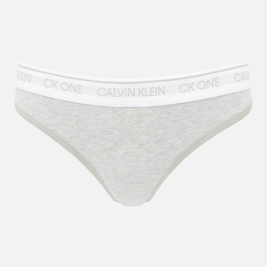 商品Calvin Klein|Calvin Klein Women's New Ck One Thong - Grey Heather,价格¥147,第1张图片