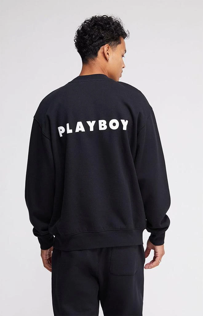 商品Playboy|By PacSun Blackout Crew Neck Sweatshirt,价格¥454,第2张图片详细描述