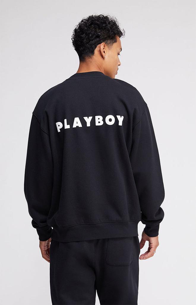 商品Playboy|By PacSun Blackout Crew Neck Sweatshirt,价格¥407,第4张图片详细描述