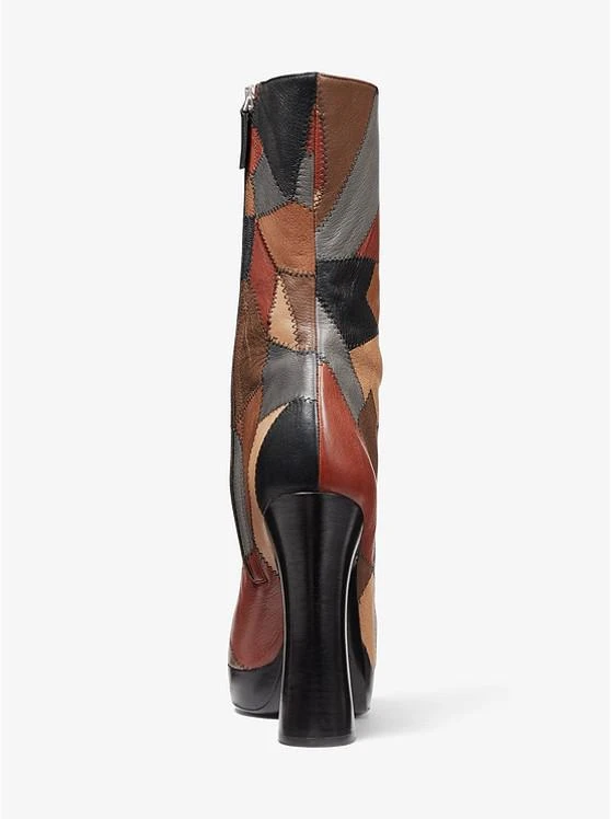 商品Michael Kors|Emmy Patchwork Leather Platform Boot,价格¥2879,第4张图片详细描述