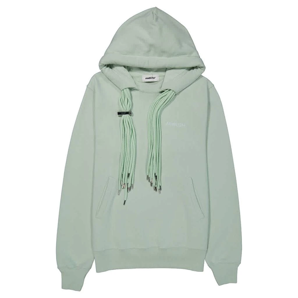 商品Ambush|Green Lily Multicord Logo Cotton Hoodie,价格¥1866,第1张图片