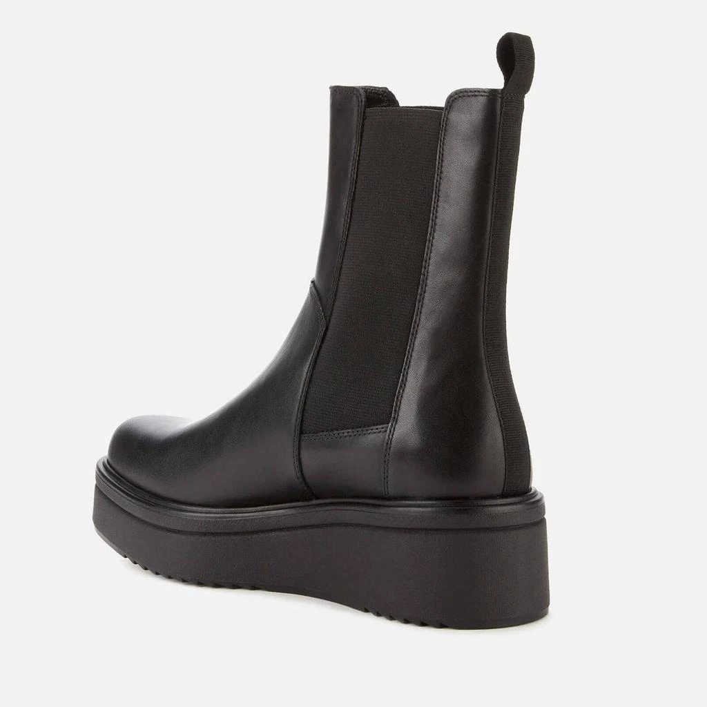 商品Vagabond|Vagabond Women's Tara Leather Chunky Chelsea Boots - Black,价格¥1349,第2张图片详细描述