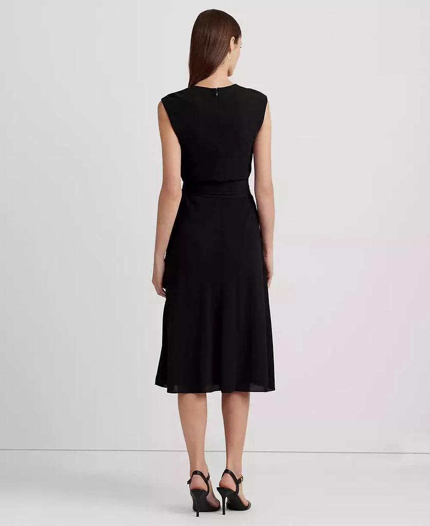 商品Ralph Lauren|Women's Bubble Crepe Cap-Sleeve Dress,价格¥1101,第2张图片详细描述