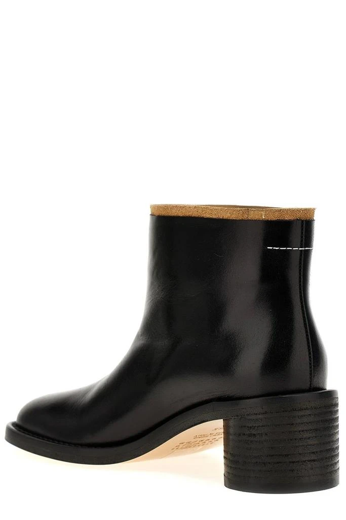 商品MM6|MM6 Maison Margiela Square Toe Ankle Boots,价格¥3796,第2张图片详细描述