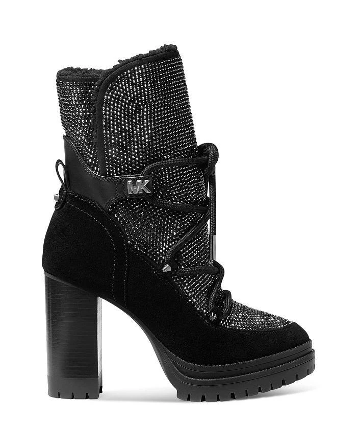商品Michael Kors|Women's Culver Lace Up Platform High Heel Booties,价格¥1661,第2张图片详细描述