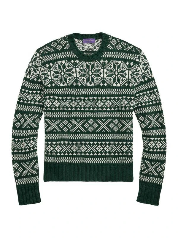 商品Ralph Lauren|Holiday Cashmere Crewneck Sweater,价格¥7894,第5张图片详细描述