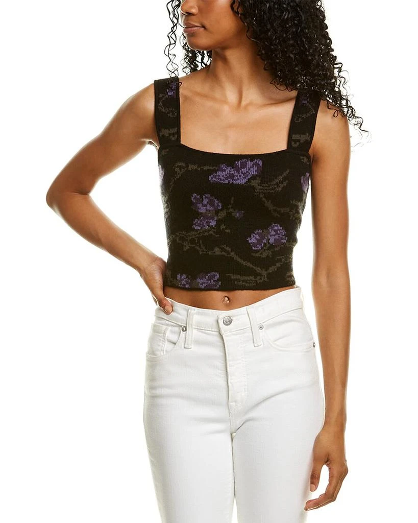 商品Vince|Vince Orchid Wool & Cashmere-Blend Bralette Top,价格¥539,第1张图片