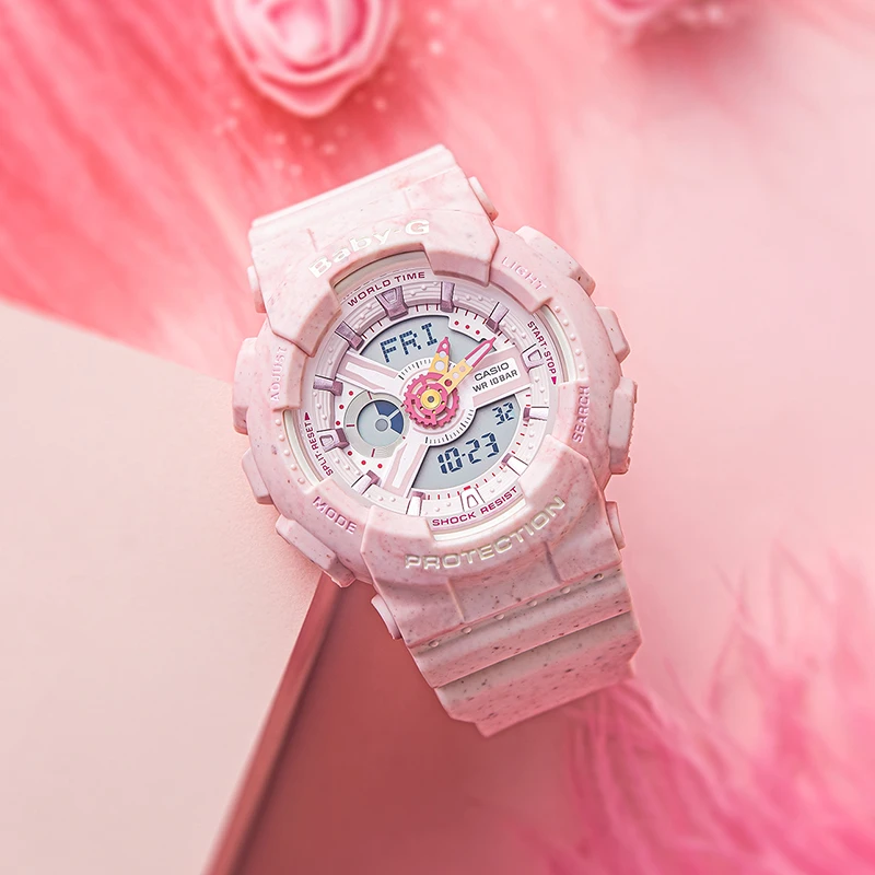 卡西欧女小粉表防水潮流baby-g女表 商品