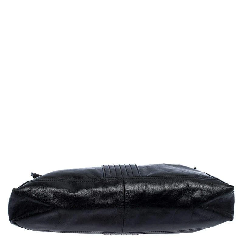 Fendi Black Leather Maxi Baguette Flap Shoulder Bag 商品