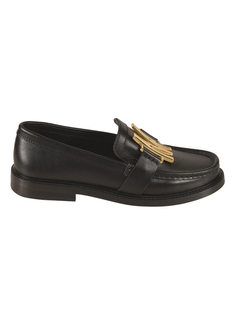 商品Moschino|M Plaque Loafers,价格¥2443,第1张图片