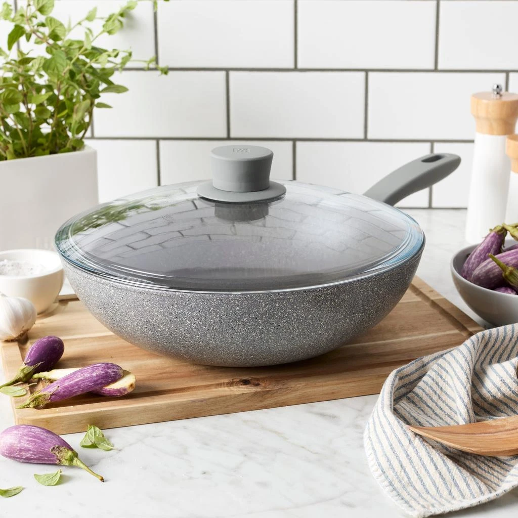 商品ZWILLING|Parma Plus 11-inch Aluminum Nonstick Wok with Lid,价格¥556,第5张图片详细描述