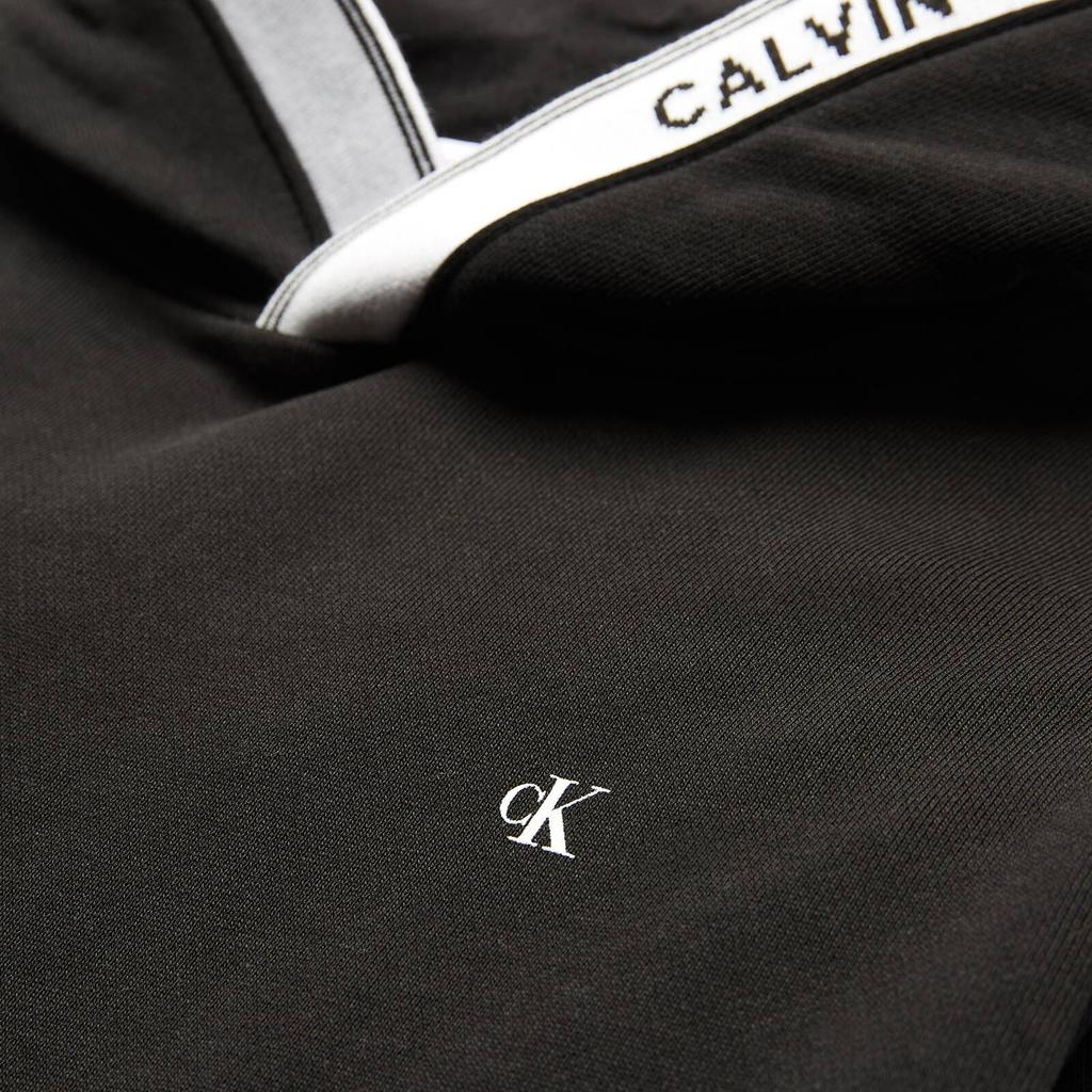 Calvin Klein Boy's Intarsia Hoodie - CK Black商品第3张图片规格展示