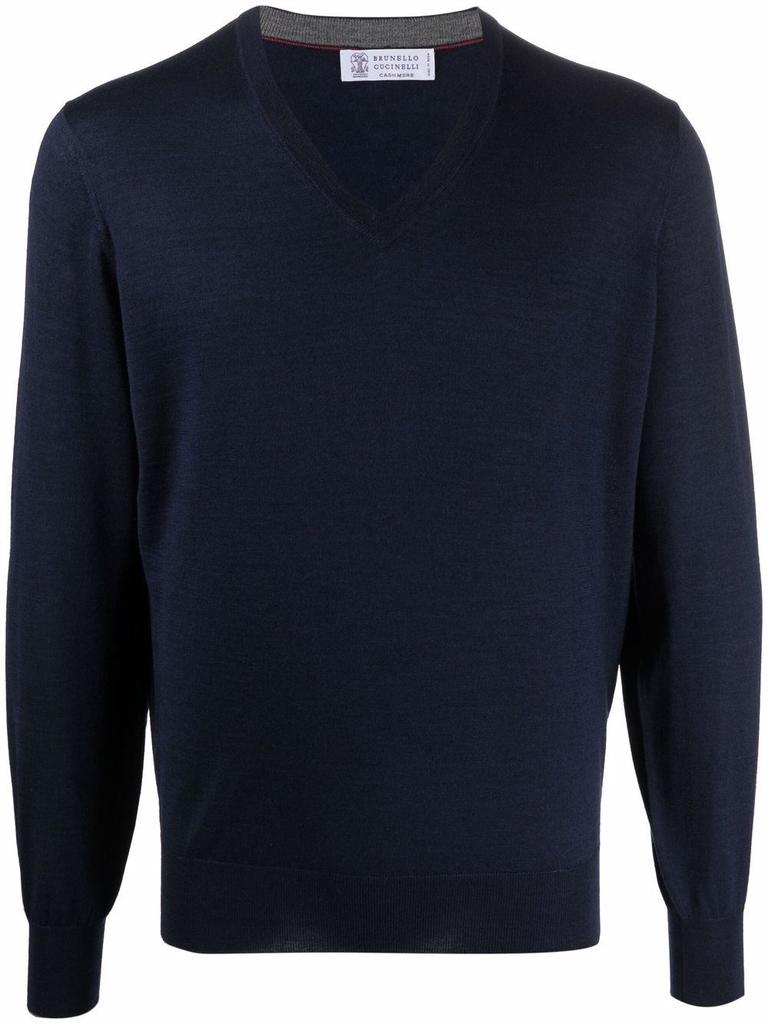 Brunello Cucinelli V-Neck Sweater商品第1张图片规格展示