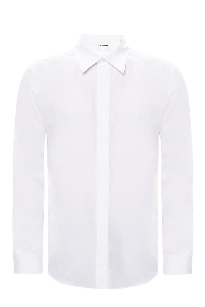 Jil Sander Button-Up Poplin Shirt商品第1张图片规格展示