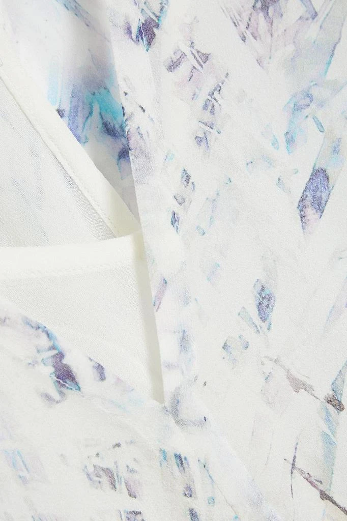 商品IRO|Camasa asymmetric printed silk-chiffon midi dress,价格¥943,第4张图片详细描述