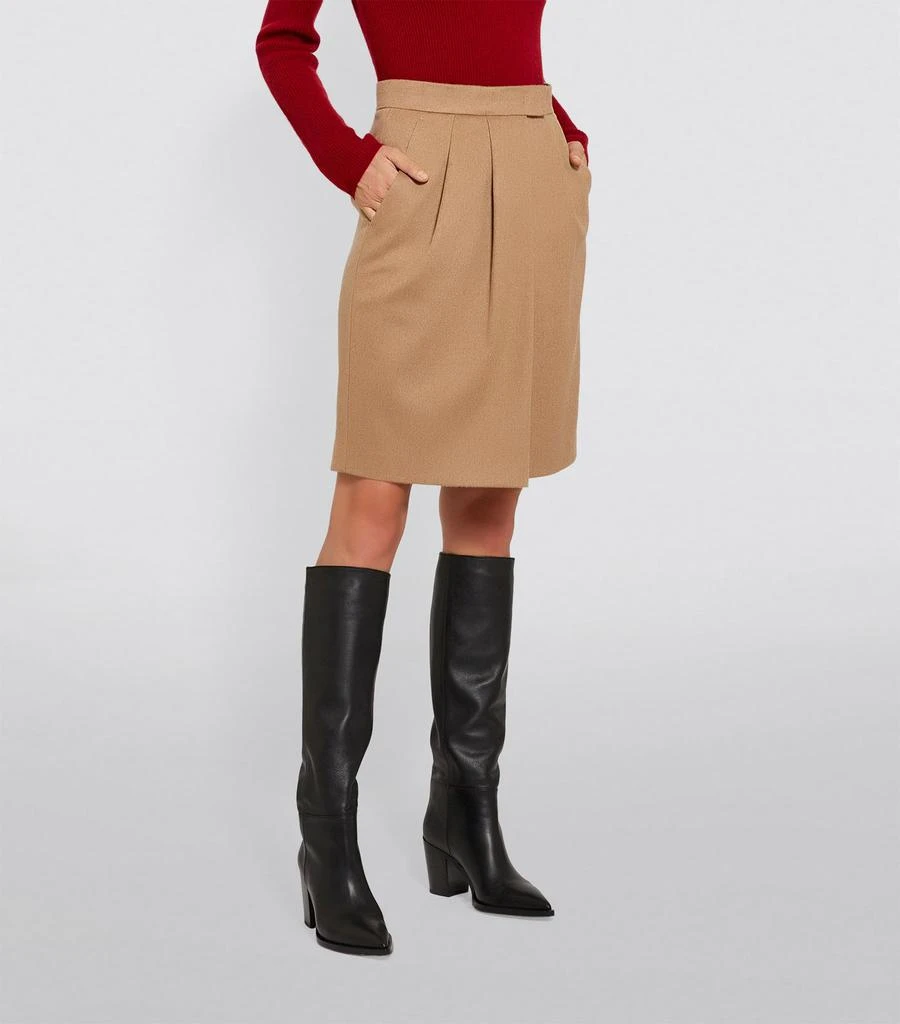 商品Max Mara|Camel Hair Pleated Skirt,价格¥3440,第2张图片详细描述