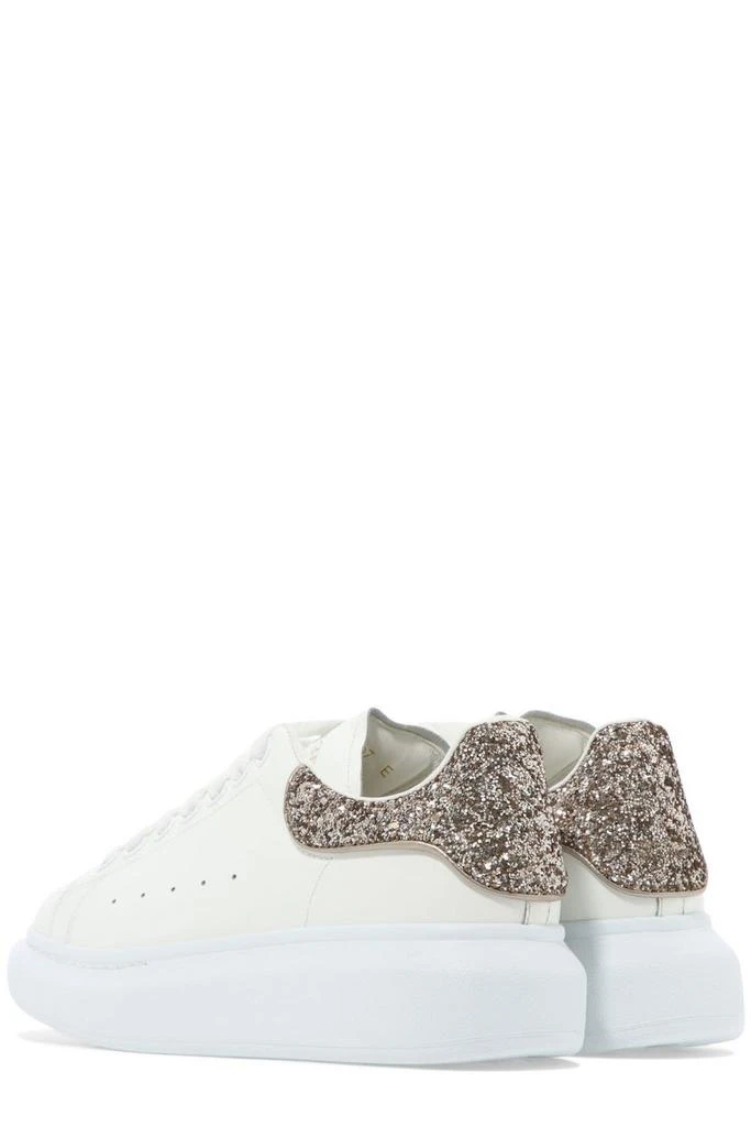 商品Alexander McQueen|Alexander McQueen Glitter Embellished Low-Top Sneakers,价格¥3919,第4张图片详细描述