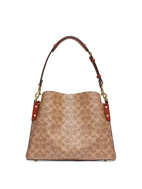 商品Coach|Willow Signature Coated Canvas Shoulder Bag,价格¥2964,第4张图片详细描述