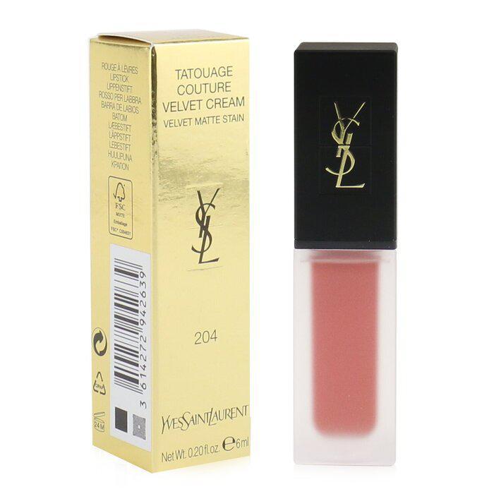 商品Yves Saint Laurent|Yves Saint Laurent 圣罗兰丝绒唇釉 - # 204 Beige Underground 本色和旋 -204 Beige Underground 本色和旋(6ml/0.2oz),价格¥388,第4张图片详细描述