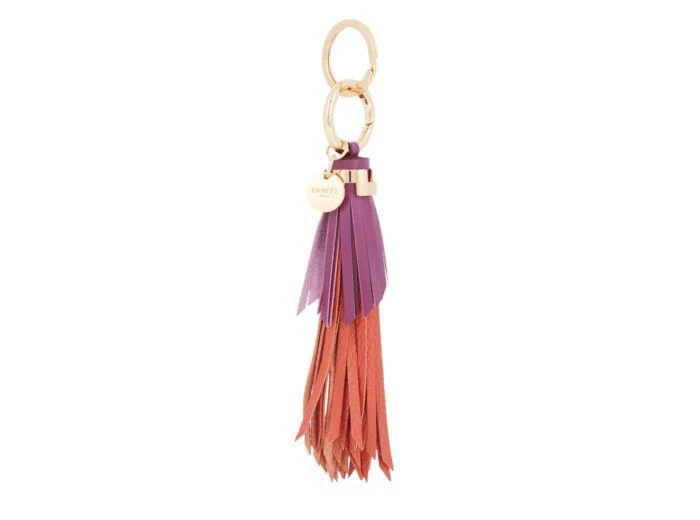商品LANCEL|Pompon Neo Carre L - Porte Cles Femme - Multico Pomette,价格¥222,第1张图片