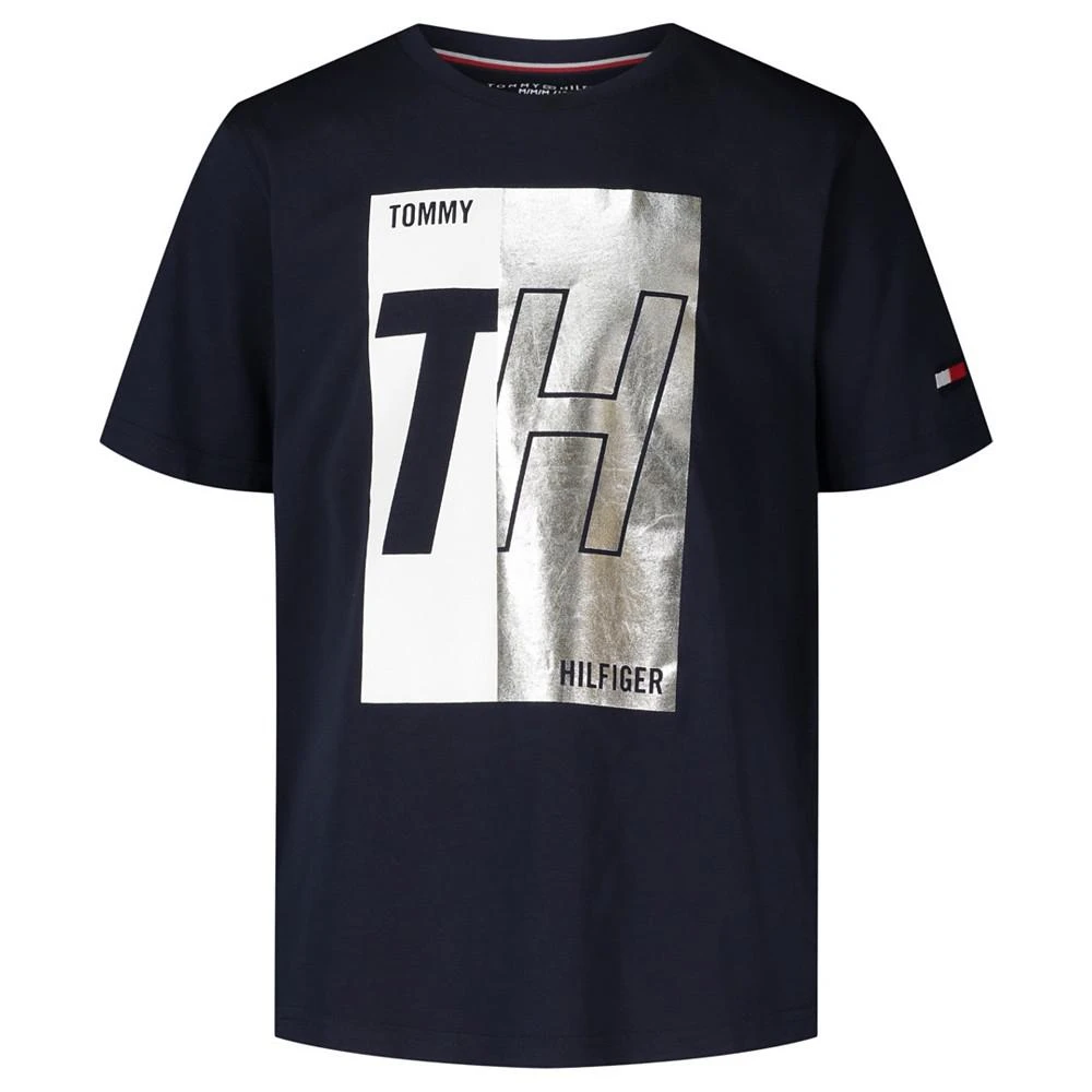 商品Tommy Hilfiger|Little Boys Sport Split Screen Short Sleeve T-shirt,价格¥74,第1张图片