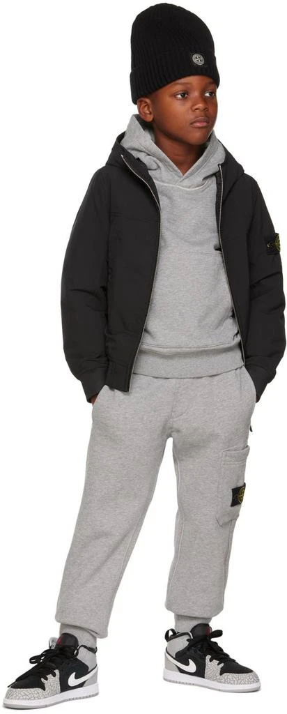 商品Stone Island Junior|Kids Black Soft-Shell-R Jacket,价格¥1802,第5张图片详细描述