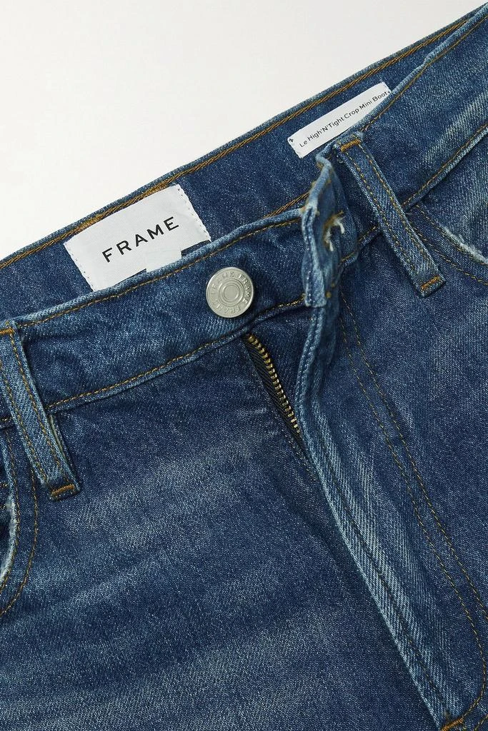 商品FRAME|Le High 'N' Tight cropped distressed high-rise bootcut jeans,价格¥609,第4张图片详细描述