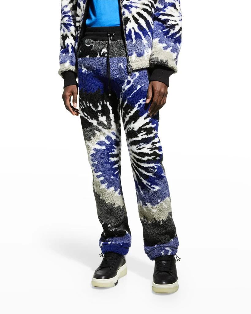 商品AMIRI|Men's Tie-Dye Swirl Fleece Jogger Pants,价格¥2294,第1张图片