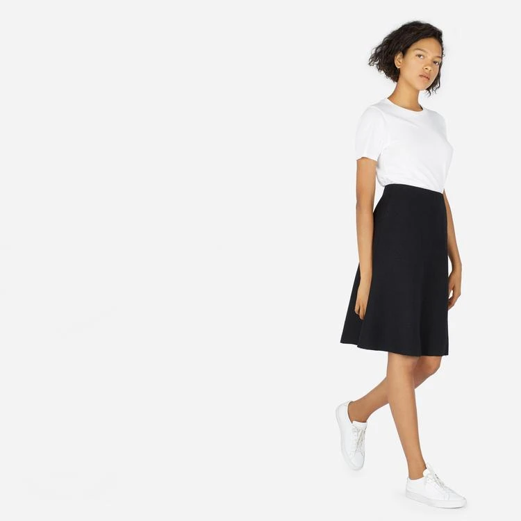 商品Everlane|The Premium Wool Flared Skirt,价格¥568,第2张图片详细描述