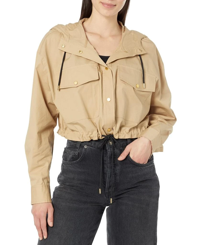 商品Michael Kors|Cotton Crop Bomber Jacket,价格¥937,第1张图片