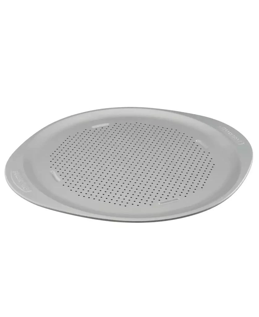 商品Farberware|GoldenBake Nonstick Perforated Pizza Pan, 15.5-Inch, Light Gray,价格¥164,第1张图片