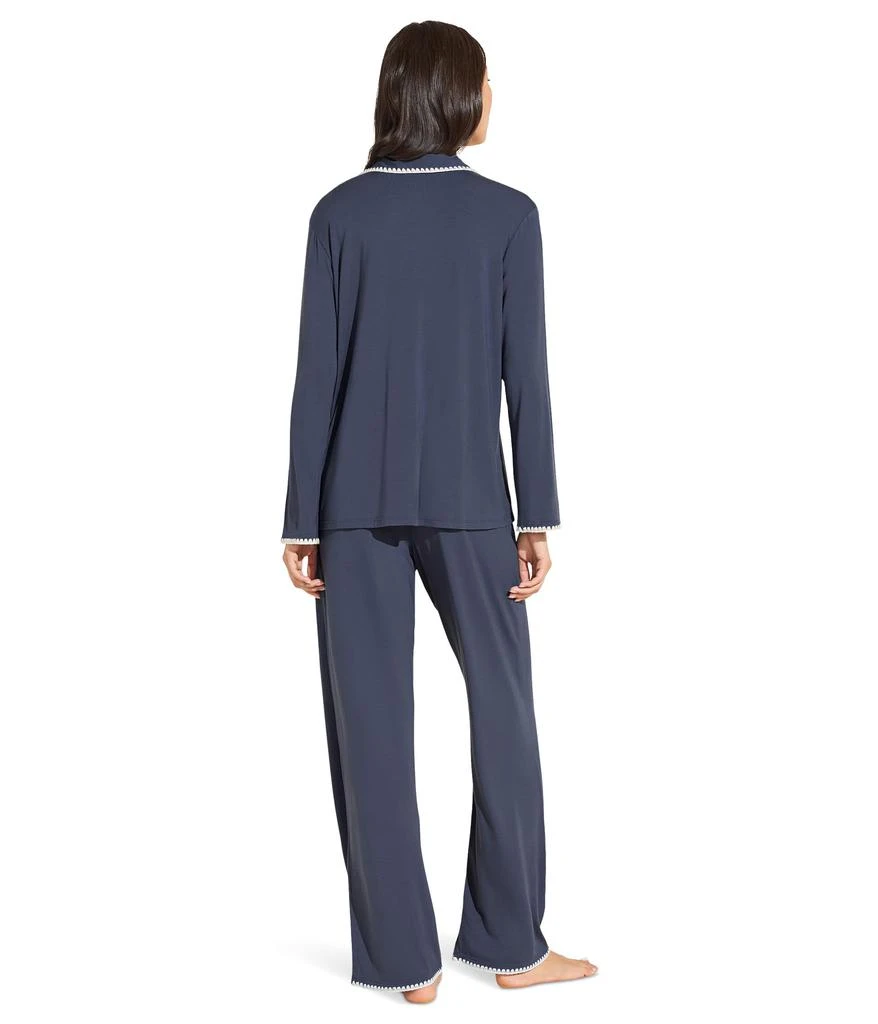 商品Eberjey|Frida - The Whip Stitch Long PJ Set,价格¥1266,第2张图片详细描述