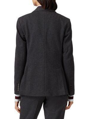 商品[二手商品] Ralph Lauren|Textured Double Breasted Blazer,价格¥508,第4张图片详细描述