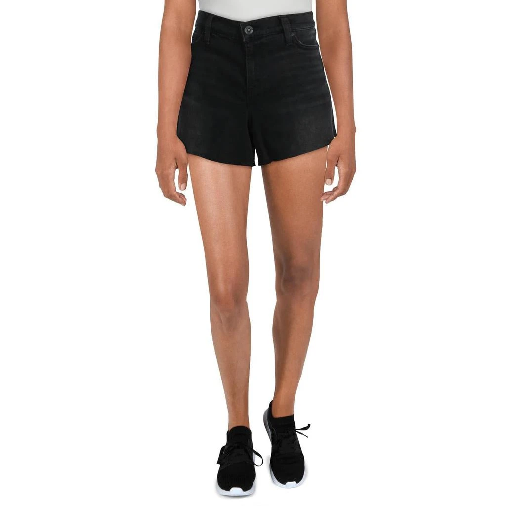 商品Hudson|Hudson Womens Gracie Mid Rise Raw Hem Cutoff Shorts,价格¥84,第1张图片