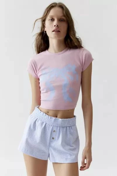 商品Urban Outfitters|Sweet Bow Baby Tee,价格¥265,第1张图片