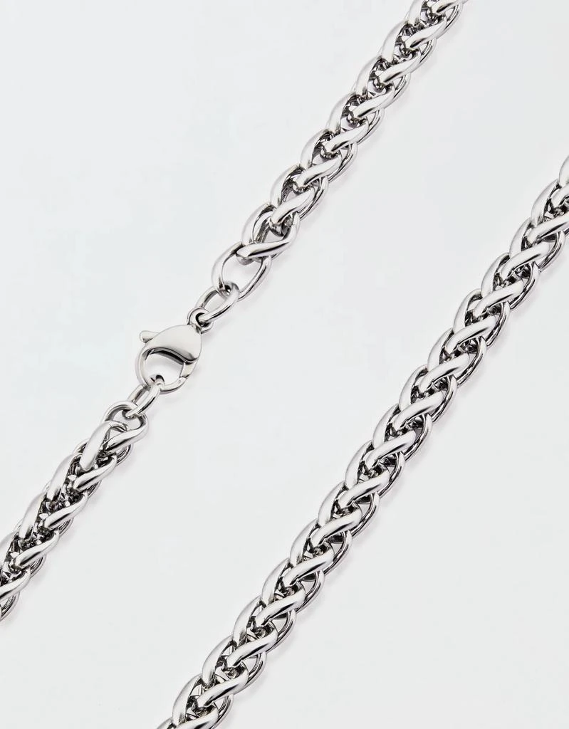 商品AE|West Coast Jewelry Stainless Steel Polished Spiga Chain Necklace,价格¥150,第2张图片详细描述