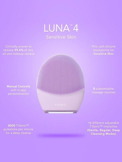商品Foreo|Luna™ 4 Facial Cleansing & Firming Device For Sensitive Skin,价格¥2058,第7张图片详细描述