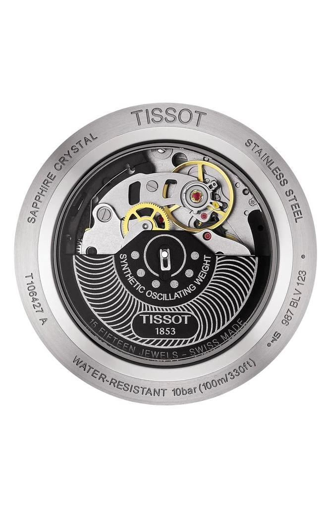 商品Tissot|Men's V8 Automatic Chronograph Leather Strap Watch, 45mm,价格¥4003,第2张图片详细描述