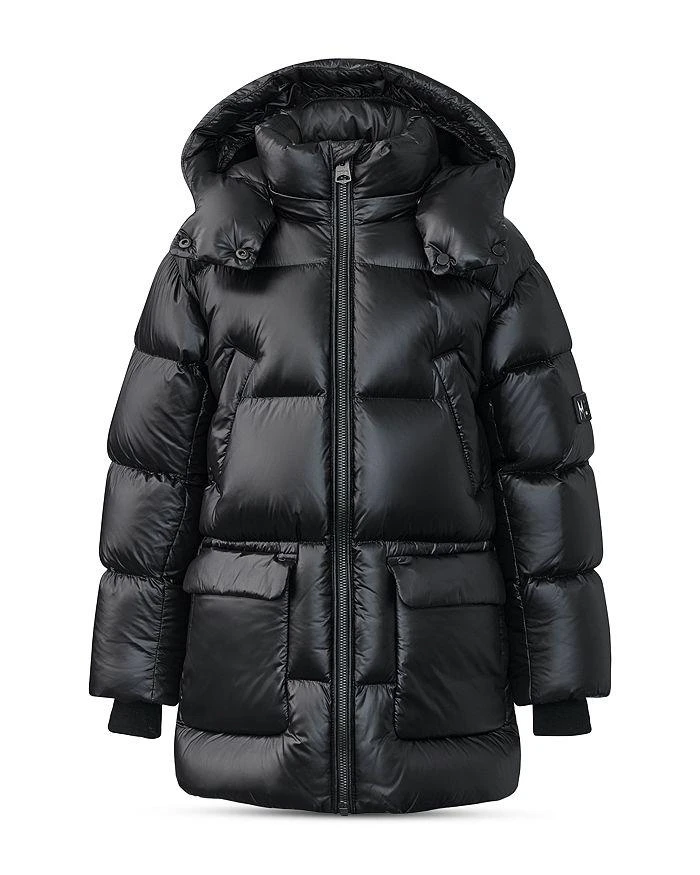商品Mackage|Unisex Detachable Hood Down Kennie Jacket - Big Kid,价格¥4316,第1张图片详细描述