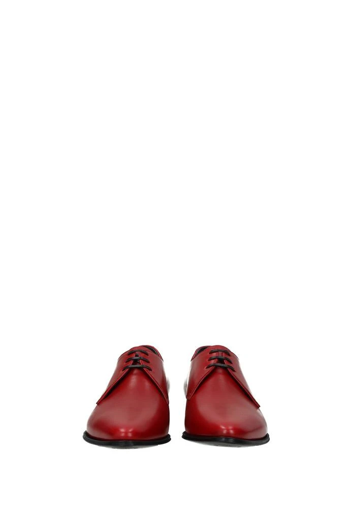 商品Celine|Lace up and Monkstrap jacno Leather Red,价格¥2663,第3张图片详细描述