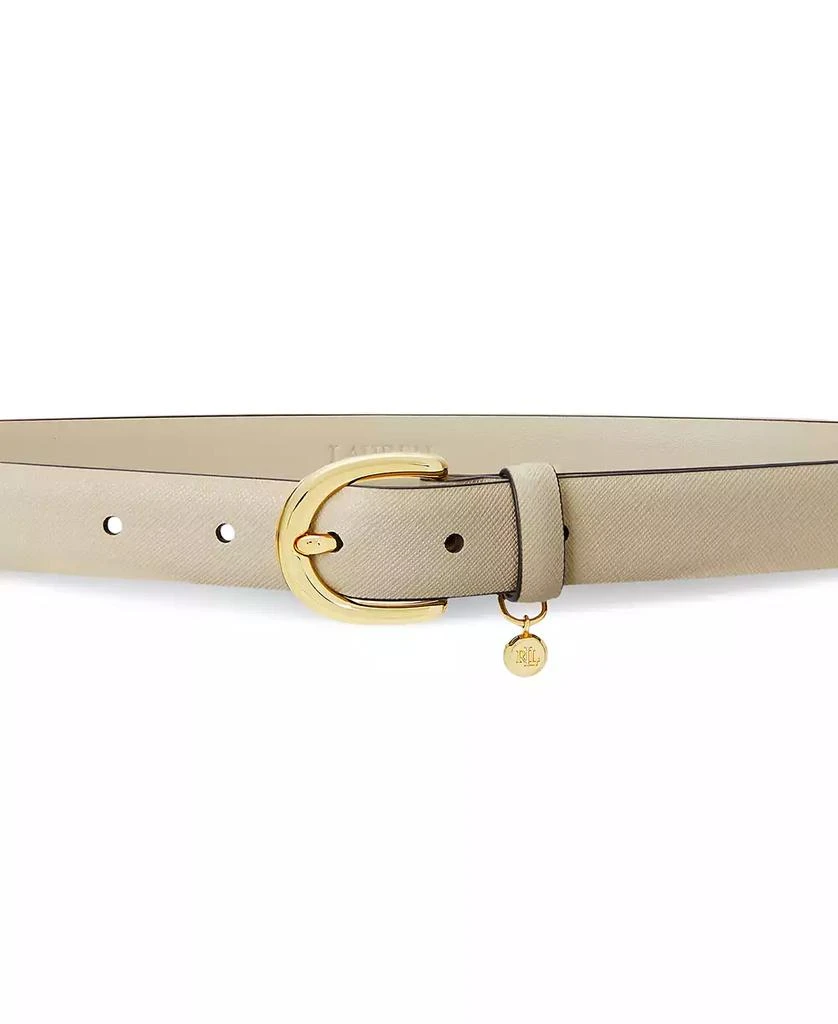 商品Ralph Lauren|Women's Charm Crosshatch Leather Belt,价格¥259,第2张图片详细描述