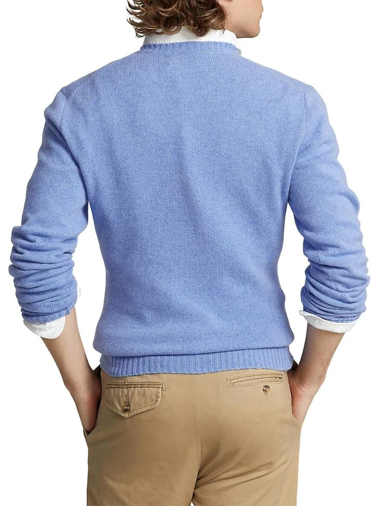 商品Ralph Lauren|Wool-Cashmere Crewneck Sweater,价格¥657,第4张图片详细描述