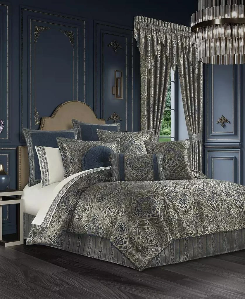 商品J Queen New York|Weston Damask 4-Pc. Comforter Set,价格¥423,第3张图片详细描述