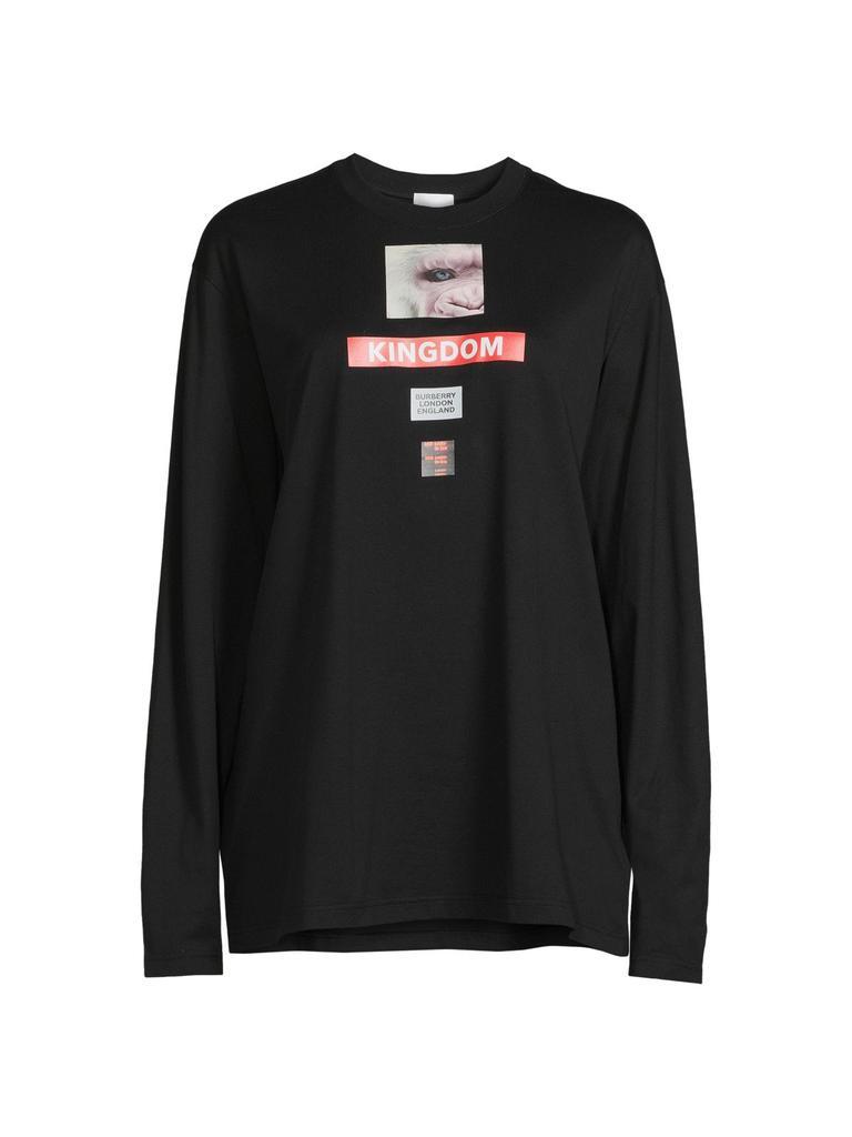 商品Burberry|Long Sleeve Graphic Tee,价格¥1839,第5张图片详细描述