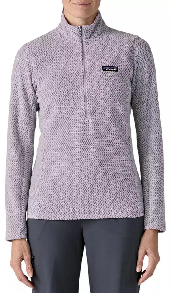商品Patagonia|女式 R1 Air 1/2 拉链套头衫 修身版型,价格¥739,第1张图片