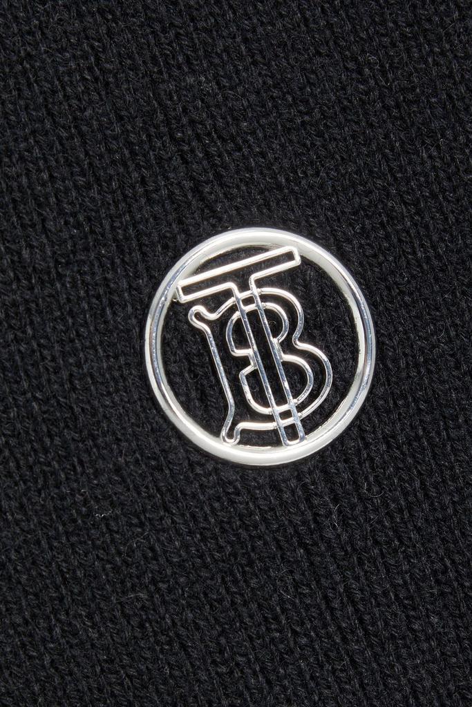 商品Burberry|Logo-appliquéd cashmere and cotton-blend sweater,价格¥4183,第6张图片详细描述