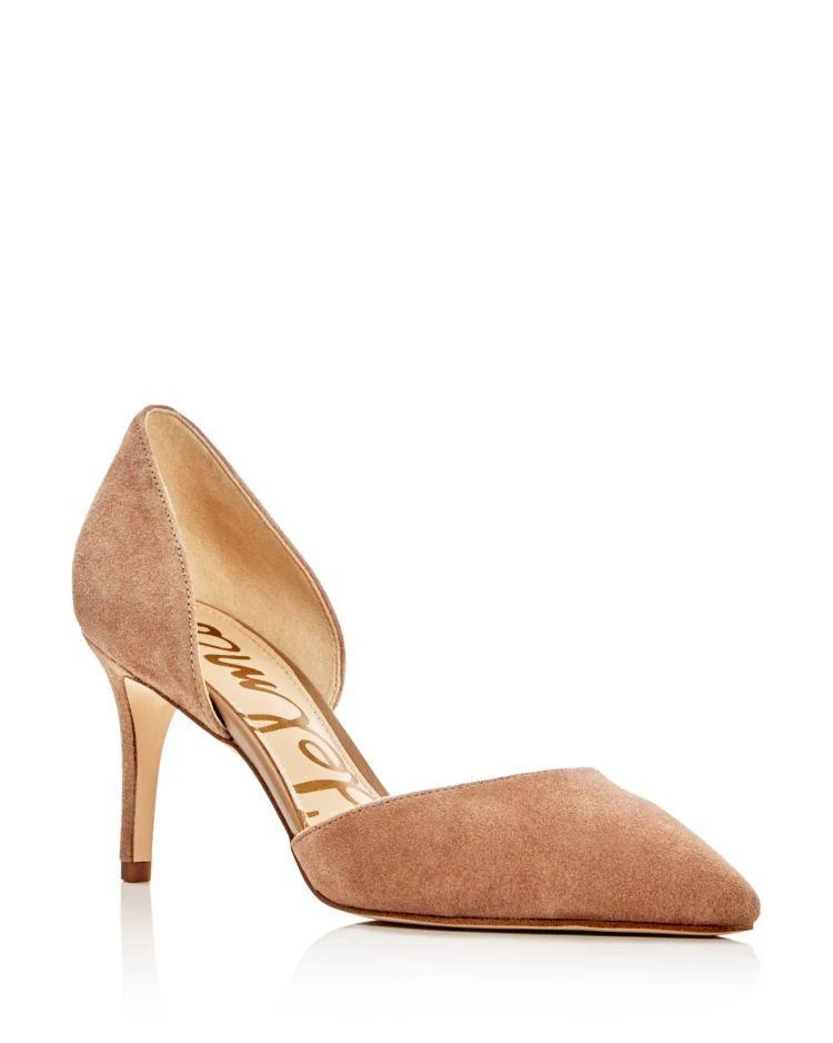 商品Sam Edelman|Telsa Suede d'Orsay Pointed Toe 高跟鞋,价格¥897,第1张图片