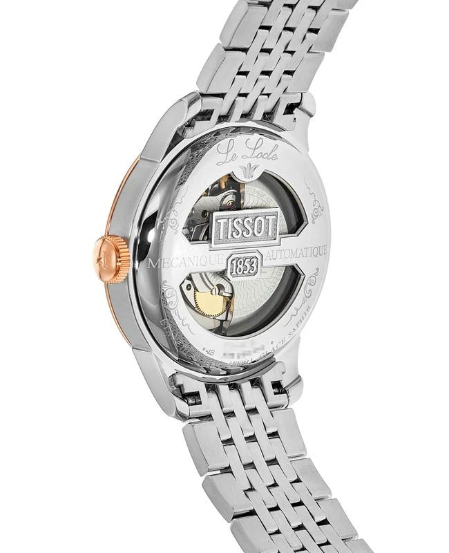 商品Tissot|Tissot Le Locle Powermatic 80 Automatic Silver Dial Two-Tone Steel Men's Watch T006.407.22.033.00,价格¥4926,第2张图片详细描述