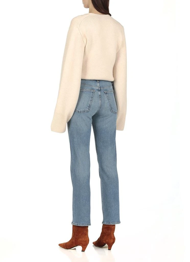 商品Khaite|Khaite Vivian Flared Leg Jeans,价格¥1819,第3张图片详细描述