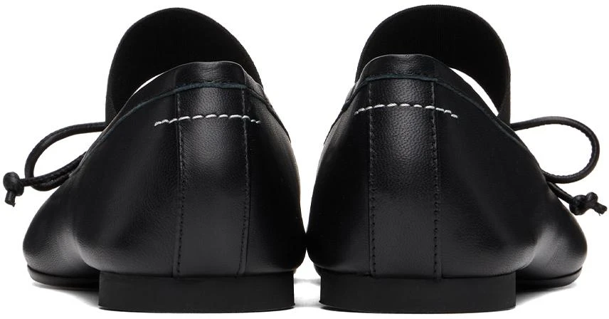 商品MM6|Black Anatomic Ballerina Flats,价格¥2420,第2张图片详细描述